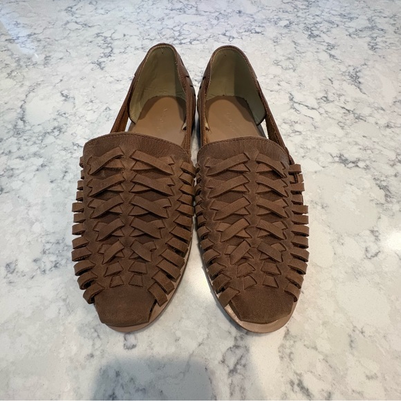 Nisolo Men's Huarache Sandals Slip-On Comfort Leather Waterproof Flexible sz 8.5